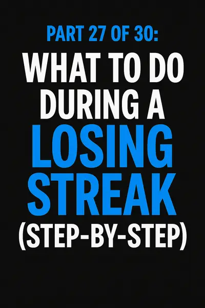 What to Do During a Losing Streak (Step-by-Step)